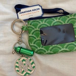 Jonathan Adler coin purse/keychain